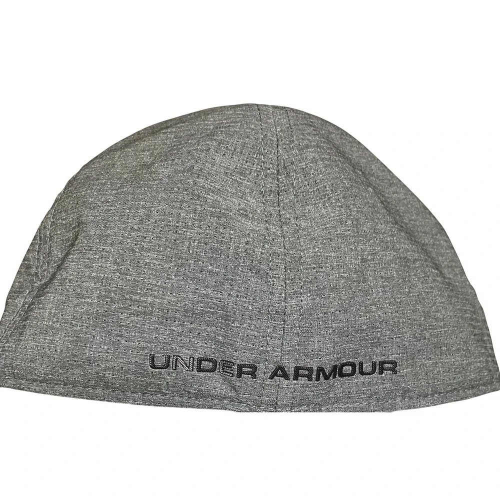Under Armour Hat M/L Grey CoolSwitch Classic Fit Stretch Baseball Cap Golf Hat